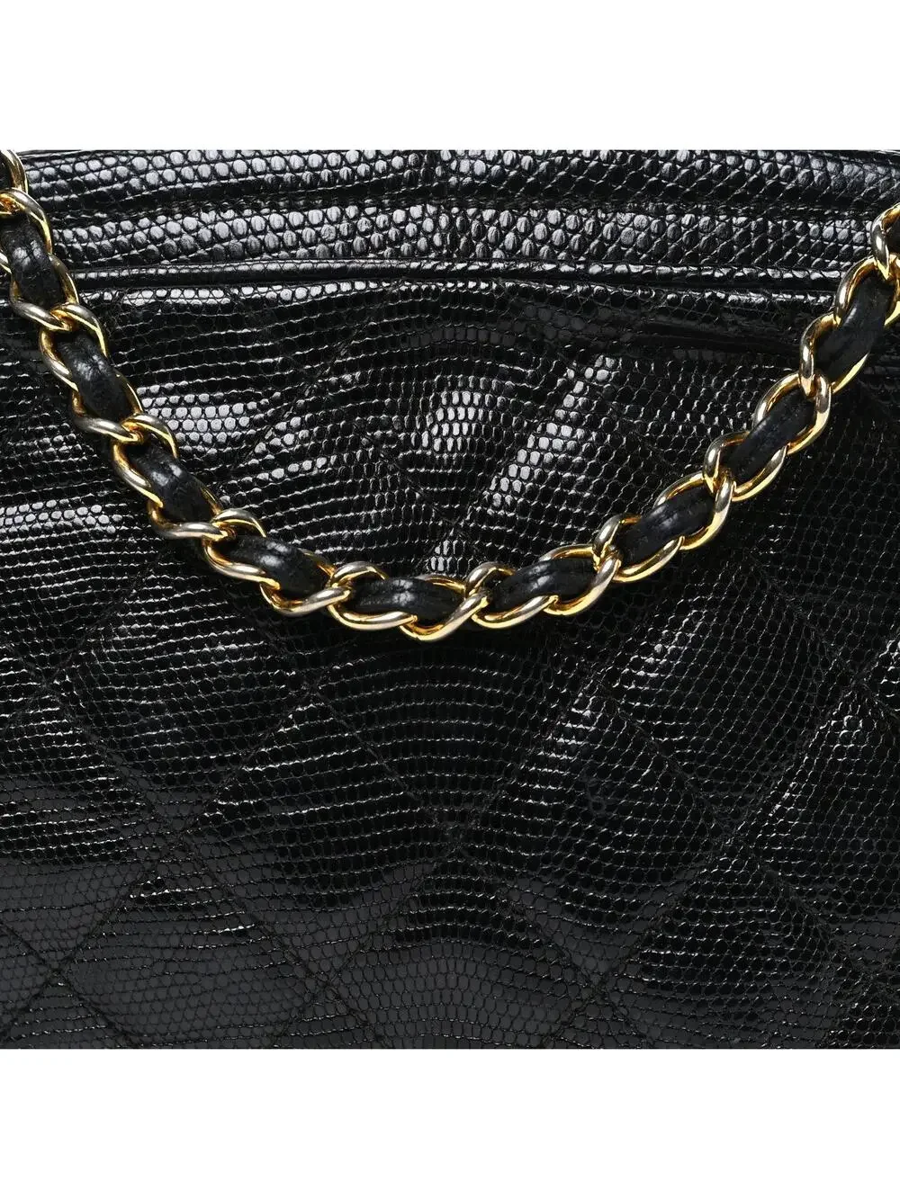 Chanel Lizard Quilted Small Tassel #308718C16B
